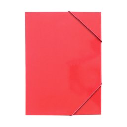 Gumis mappa A4, 350g. karton sarok gumírozással Bluering®, piros