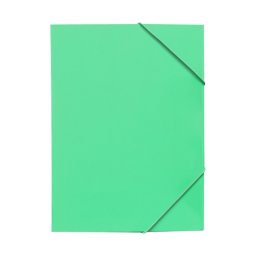Gumis mappa A4, 350g. karton sarok gumírozással Bluering®, zöld