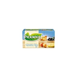 Fekete tea 20x1,5 g Pickwick Variációk II narancs, Fekete ribizli, őszibarack, citrom
