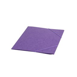 Gumis mappa A4, prespán karton 355g. lila