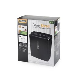 Iratmegsemmisítő, 8lap, csík vágás 6mm, Fellowes® Powershred P-28S