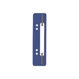 Gyorsfűző szerkezet, lefűzőlapocska, PP Durable 25 db/csomag, sötétkék