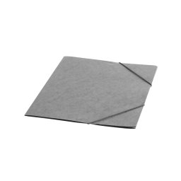 Gumis mappa A4, prespán karton 355g. szürke