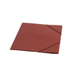 Gumis mappa A4, prespán karton 355g. bordó