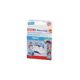Ragasztócsík kétoldalas, Powerstrips kicsi Tesa