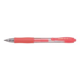 Zseléstoll 0,7mm, nyomógombos Pilot G-2, írásszín neon piros
