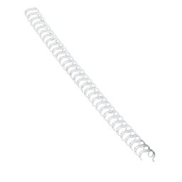 Fém spirál 3:1, 12mm, 81-100lap, Fellowes® 100 db/doboz, fehér