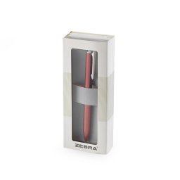 Zseléstoll 0,5mm, exkluzív gravírozható borvörös fém test, Zebra Grand Sarasa, írásszín kék