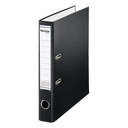 Iratrendező A4, 5,5cm, Fornax Master fekete