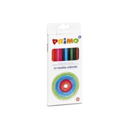 Színes ceruza készlet, Primo 503MAT12E 12 klf. szín