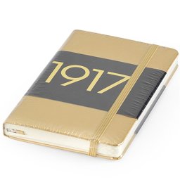 Notesz A6, vonalas Leuchtturm arany
