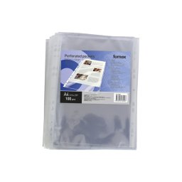 Genotherm lefűzhető A4, 150 micron, víztiszta Fornax 100 db/csomag