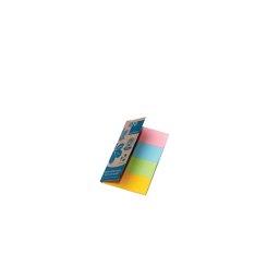 Jelölőcímke 20x50mm 4x40lap papír Fornax brilliant 4 neon szín