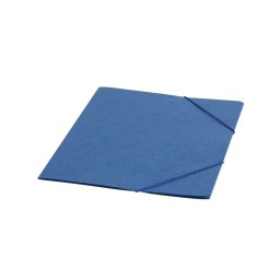 Gumis mappa A4, prespán karton 355g. kék