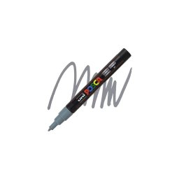 Dekormarker 0,9-1,3mm, PC-3M Uni Posca szürke