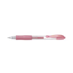 Zseléstoll 0,7mm, nyomógombos Pilot G-2, írásszín metál rózsaszín