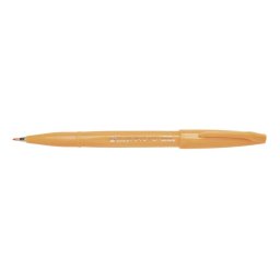 Ecsettoll, kalligrafikus hajlékony hegyű, Pentel SES15C-F narancs