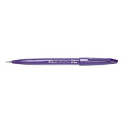 Ecsettoll, kalligrafikus hajlékony hegyű, Pentel SES15C-V lila