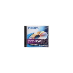 DVD+RW 4X újraírható DVD, normál tokban PHILIPS