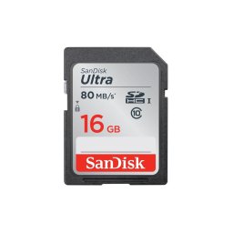 Memóriakártya SDHC ULTRA 16 Gb. Class10, UHS-1, 80Mb/s Sandisk