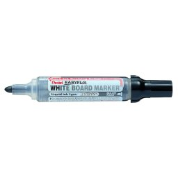 Táblamarker 2mm, kerek, utántölthető Pentel Easyflo fekete
