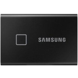 SSD meghajtó Portable SSD USB 3,.2 2TB Solid State Disk, T7 Touch, Samsung fekete