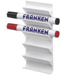 Táblamarker tartó mágneses 6 db marker tárolására alkalmas fehér Z1986 Franken