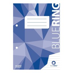 Spirálfüzet A5, 70lap vonalas perforált lyukasztott Bluering®