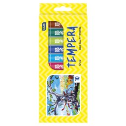 Tempera 10x12ml, készlet Educa vegyes szín