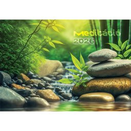 Falinaptár képes 460x320mm, Meditáció Realsystem 2027.