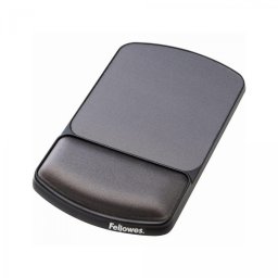 Egérpad csuklótámasszal, géltöltésű, állítható, Fellowes® Premium Gel, grafitszürke