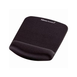 Egérpad csuklótámasszal, habtöltésű, Fellowes® PlushTouch, fekete