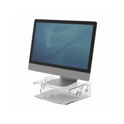 Monitorállvány, állítható, Fellowes® Clarity, átlátszó