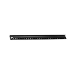 Vonalzó 30cm, aluminium Dahle 10683 fekete