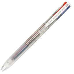Golyóstoll 4 színű Pilot Super Grip G áttetsző test, 4 klf. szín