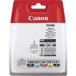 Canon PGI580/CLI581 tintapatron PGBK + BCMY multipack ORIGINAL