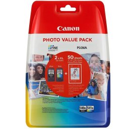 Canon PG540XL/CL541XL tintapatron + fotópapír multipack ORIGINAL