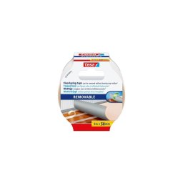 Ragasztószalag kétoldalas, 50mmx5m visszaszedhető Tesa