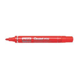 Alkoholos marker fém testű 4,3mm kerek hegyű N50-BE Pentel Extreme piros