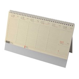 Asztali naptár 320mmx155mm, chamoislapok álló Realsystem 2023.