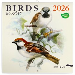Falinaptár képes lemeznaptár 300x300mm, Birds in Art Realsystem 2027.
