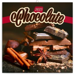 Falinaptár képes 300x300mm, (Chocolate) Realsystem 2023.