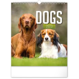 Falinaptár képes 300x340mm, (Dogs) Realsystem 2023.