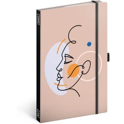 Heti keménytáblás zsebnaptár leszorító gumiszalaggal Emotion 130x210mm, Realsystem 2022.