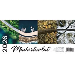 Asztali naptár képes, 325mmx155mm, álló tartóval 2027.