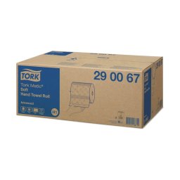 Kéztörlő 2 rétegű tekercses átmérő: 19 cm 600 lap/150 méter/tekercs 6 tekercs/karton Advanced Matic H1 Tork_290067 fehér