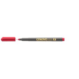 Alkoholos marker 0,5mm, CD/DVD F Ico, piros
