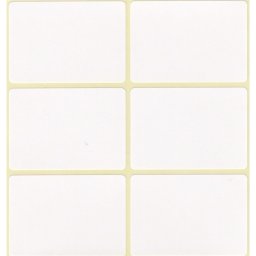 Etikett címke, 35x50mm, 10 lap, 6 címke/lap
