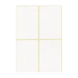 Etikett címke, 45x70mm, 15 lap, 4 címke/lap