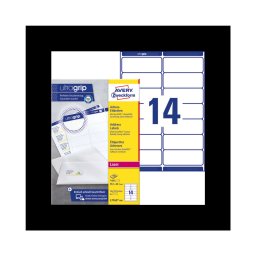 Etikett címke, 99,1x38,1mm, öntapadó 14 címke/ív 100 ív/doboz, Avery fehér